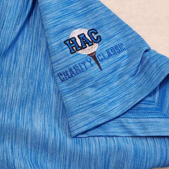 Mens Footjoy Caribbean Blue Short Sleeve Polo Sports Golf Shirt Golf Polo Sz XXL - Picture 4 of 7